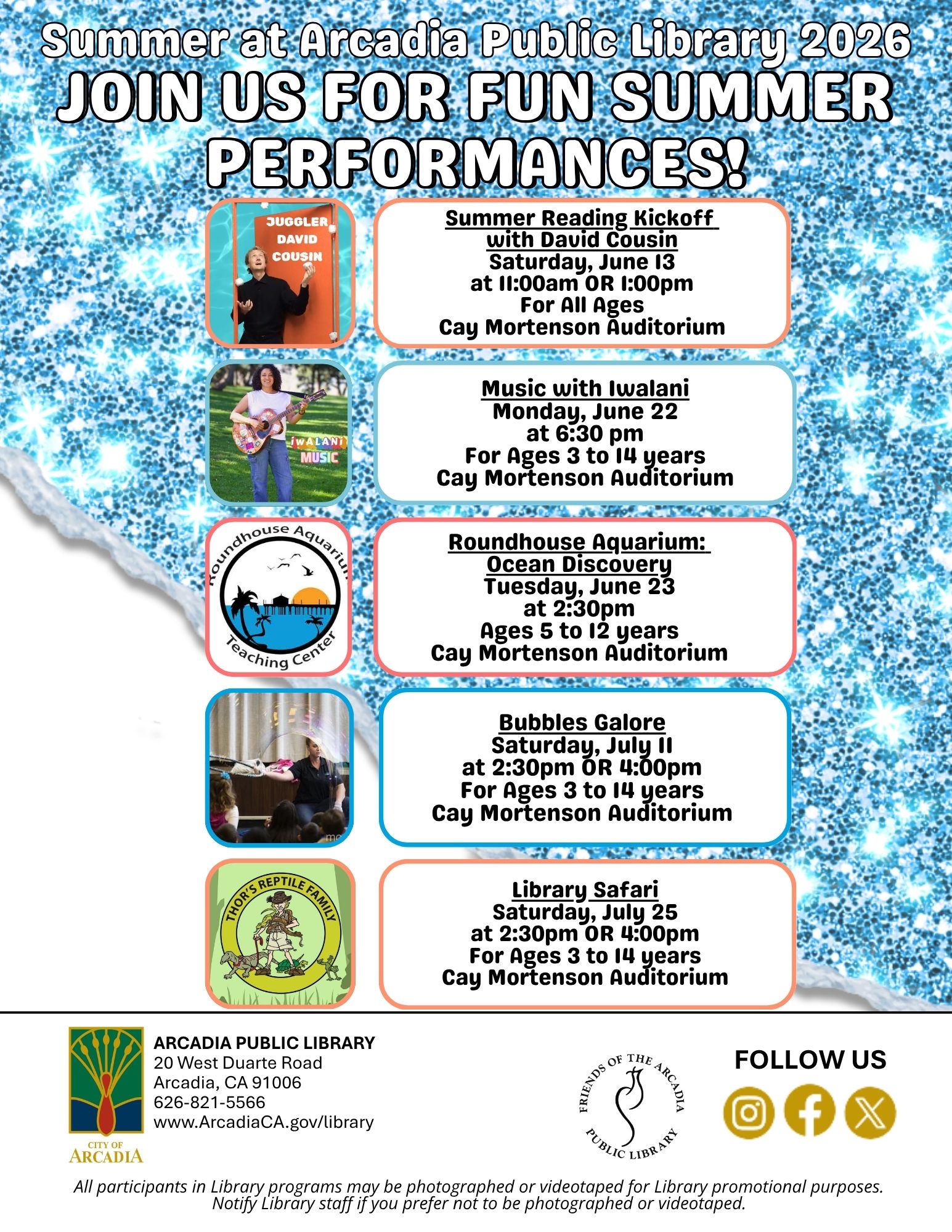 SAPL 2026 Performers Poster template options